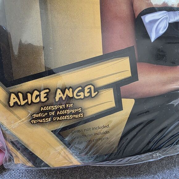 Disguise Bendy and the Ink Machine Alice Angel Womens 4 PC Accessory Costume Kit - Picture 4 of 4